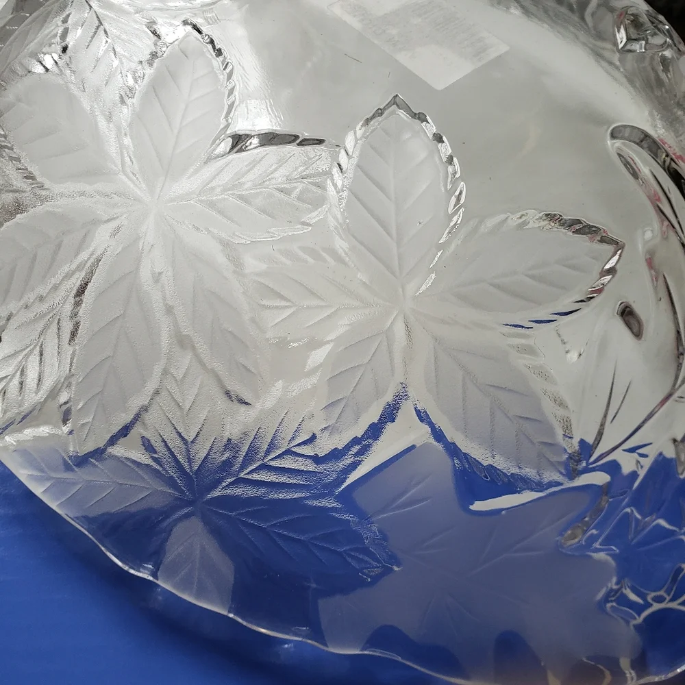Studio Nova Oval Bowl Leaf Collage 14.5